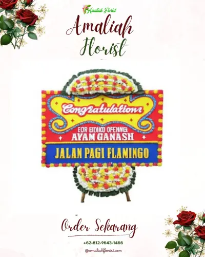 Bunga Papan Congratulation di Lok Tuan
